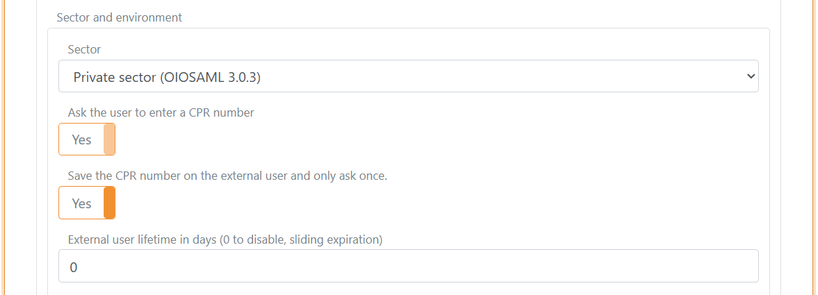 Privat sektor CPR flow