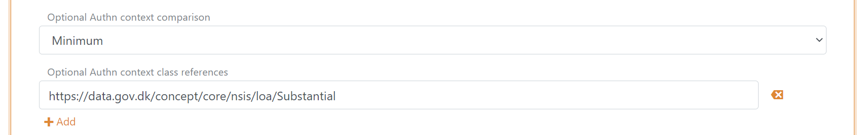 NSIS assurance niveau i SAML 2.0 autentificeringsmetode