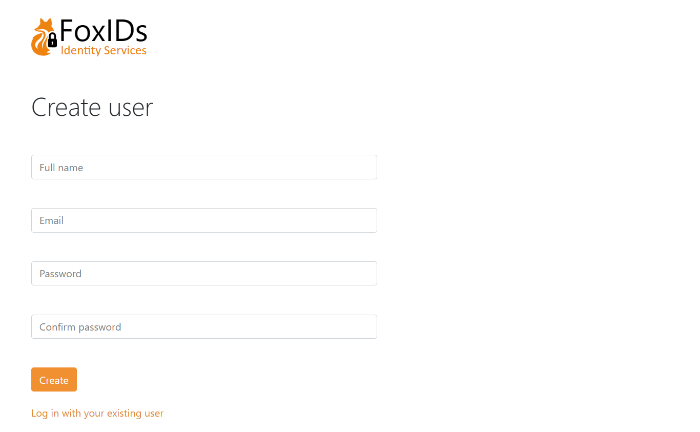 Nye brugere opretter en konto online