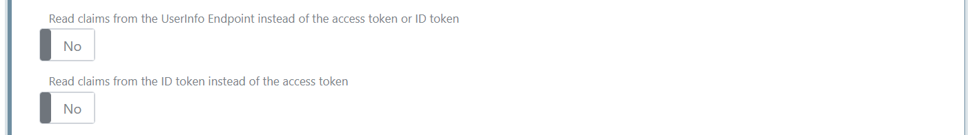OpenID Connect-Claim-Quelle auswählen