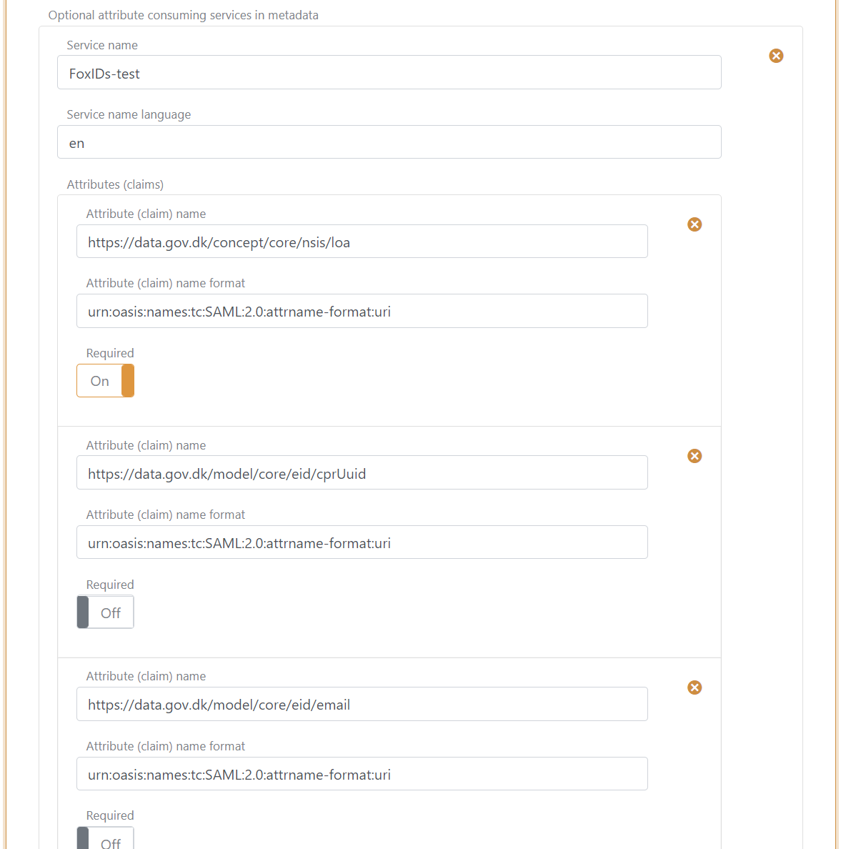NemLog-in SAML 2.0 Authentifizierungsmethode