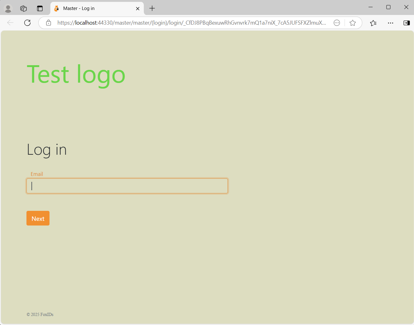 Configure background and add logo with CSS