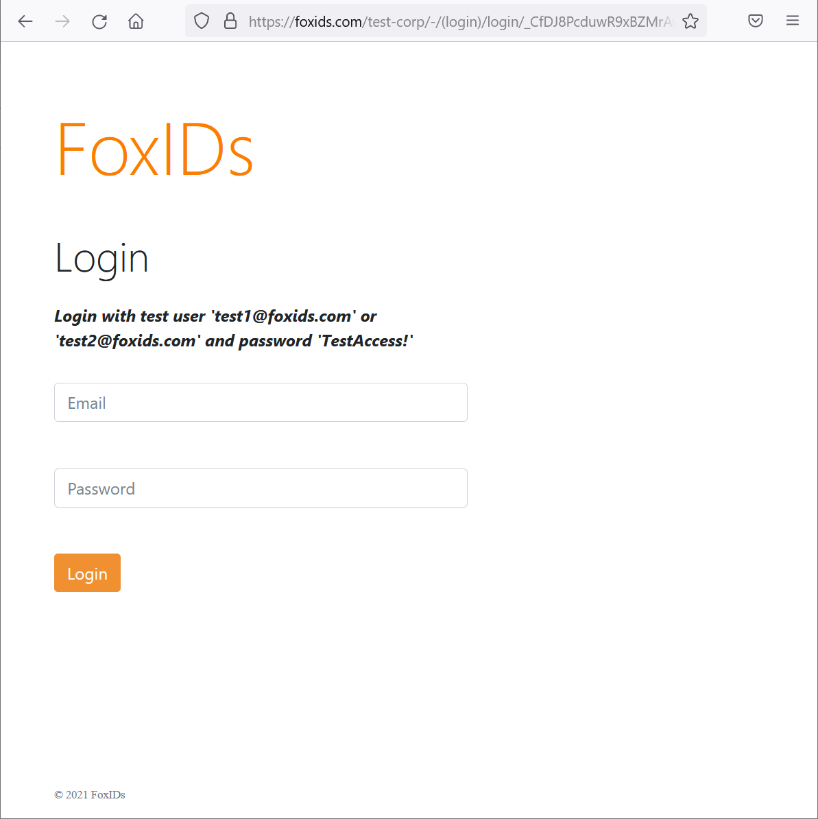 Configure login box with CSS