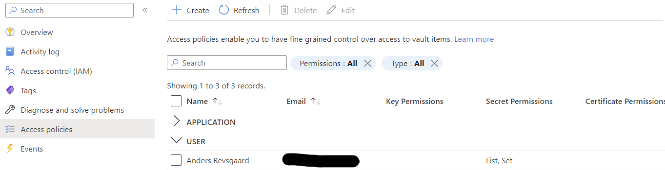 Configure reverse proxy secret - permissions