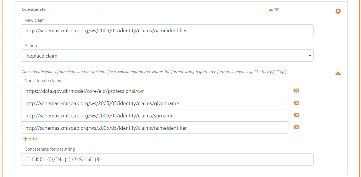 Context Handler SAML 2.0 down-party