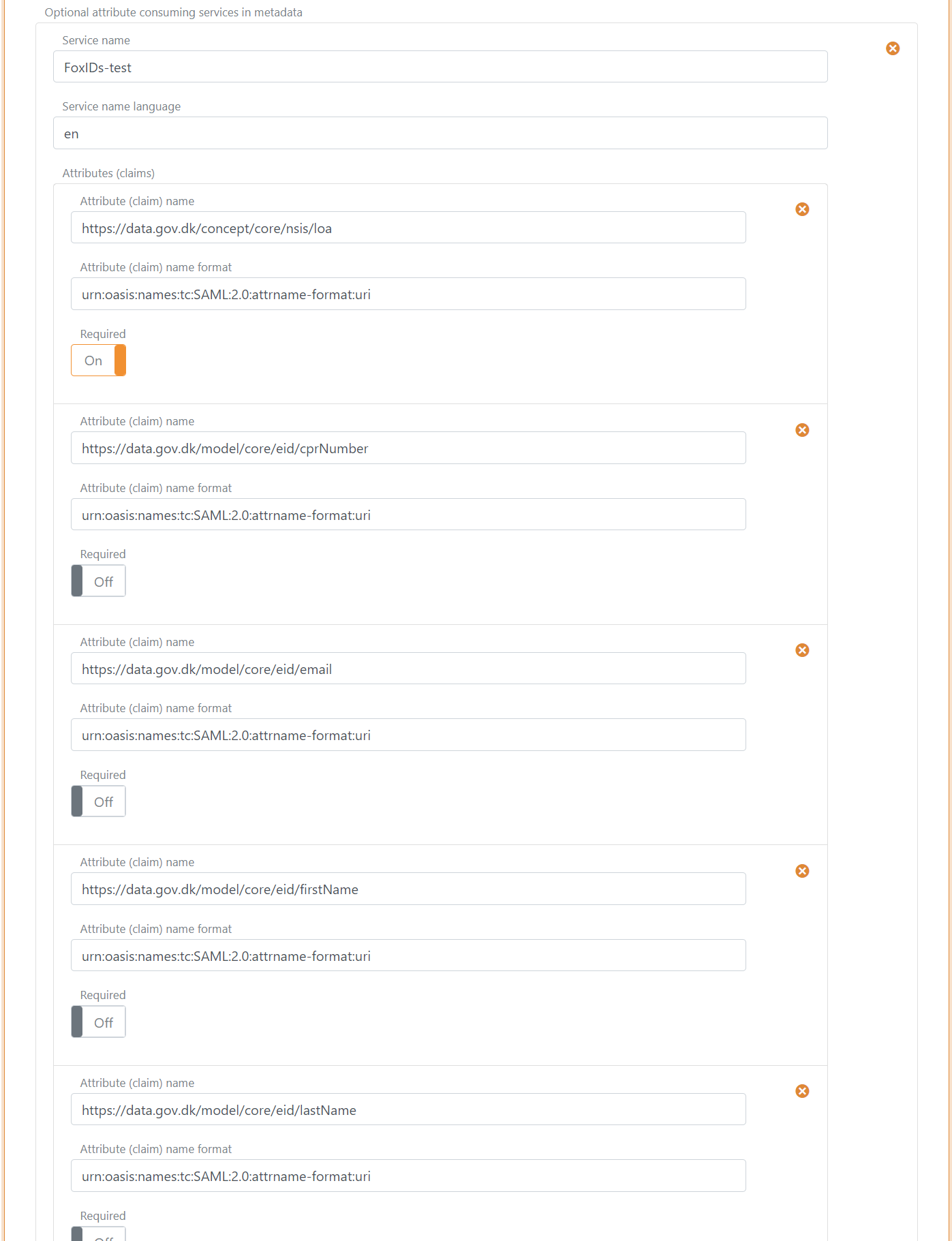 Context Handler SAML 2.0 up-party
