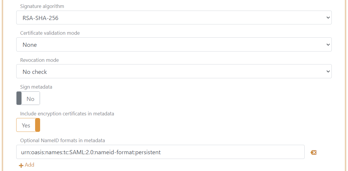 NemLog-in SAML 2.0 authentication method