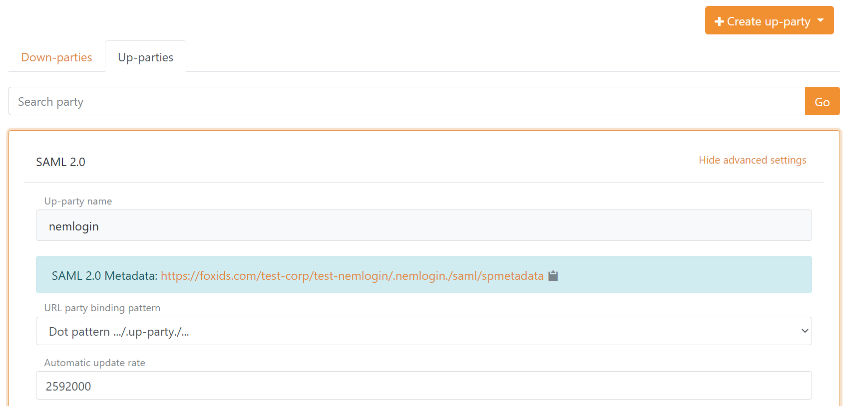 NemLog-in SAML 2.0 authentication method