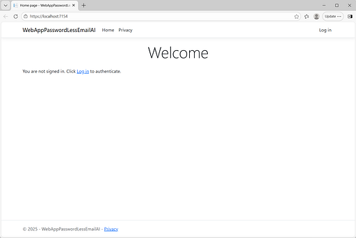 AI generated ASP.NET core application with OpenID Connect