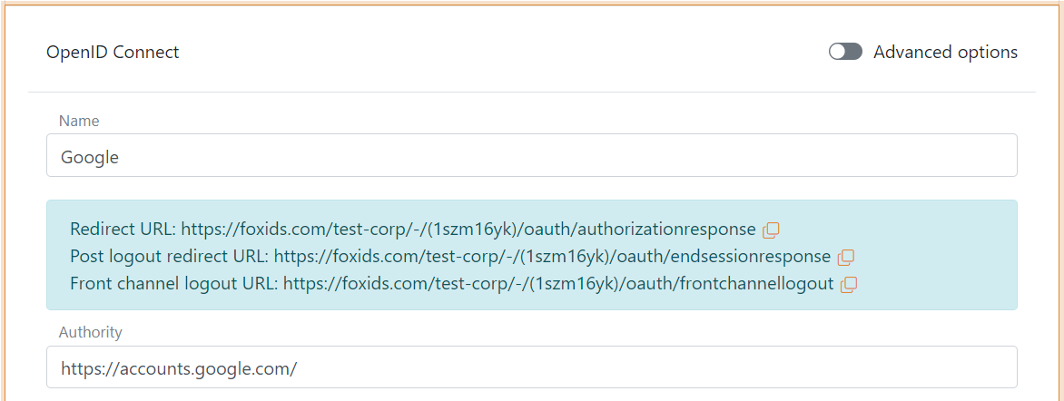 Les redirect URL-er