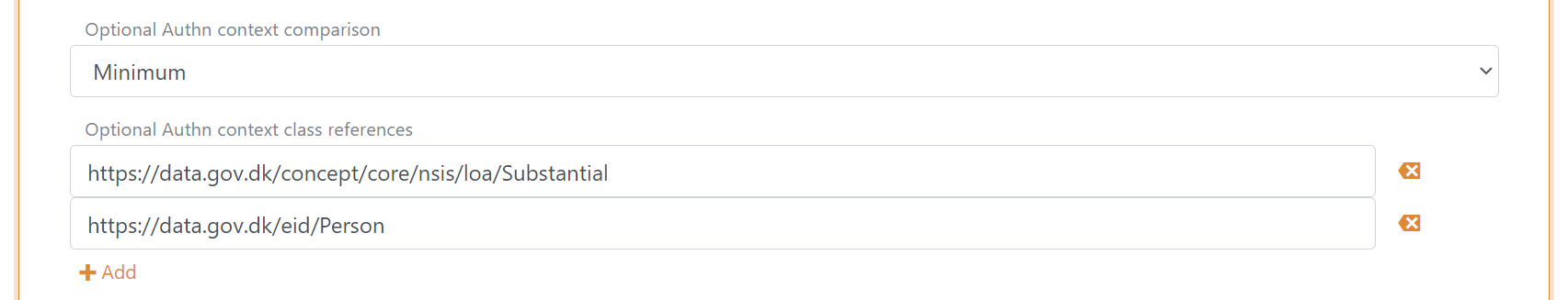 ID type i SAML 2.0 autentiseringsmetode