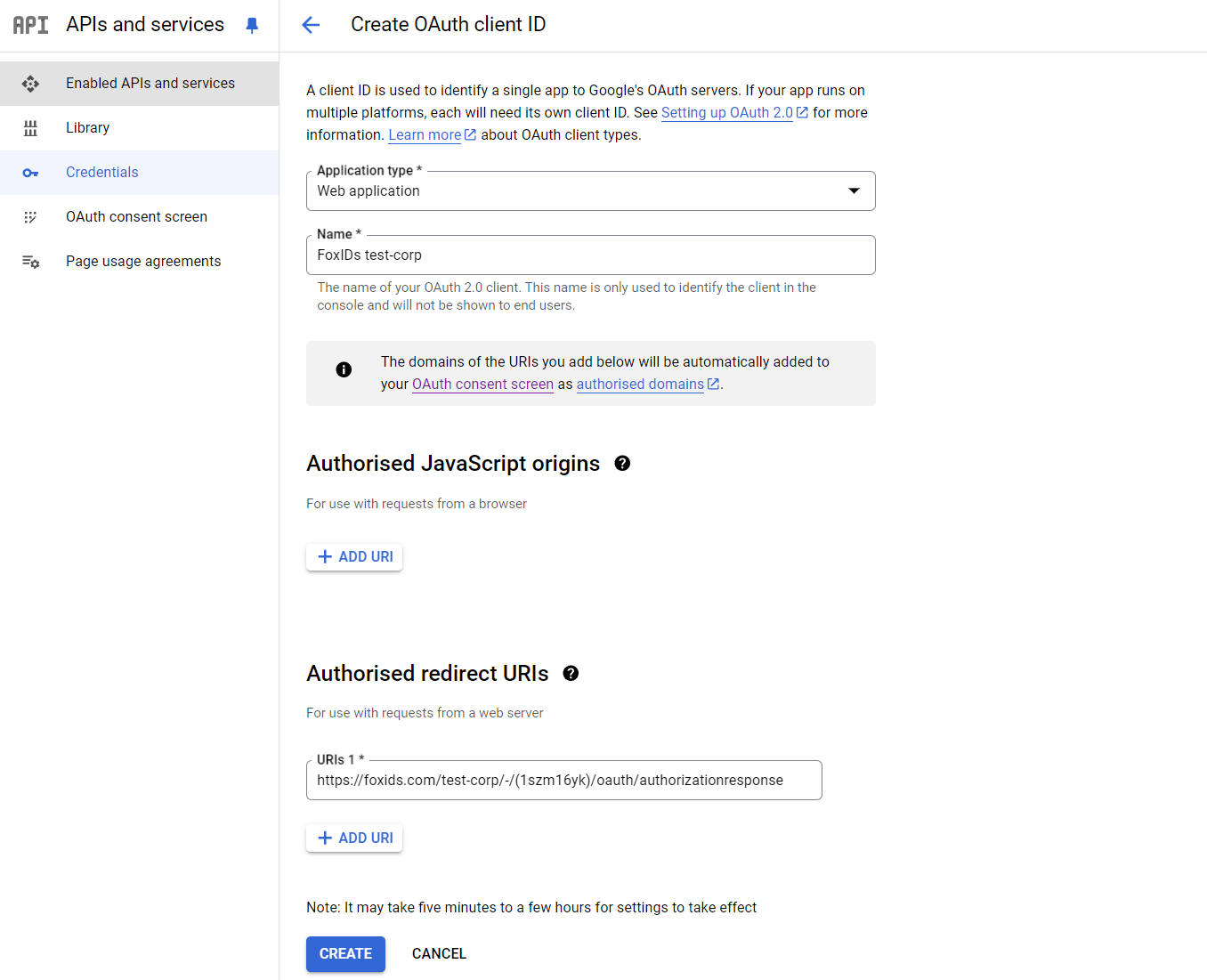 App client i Google